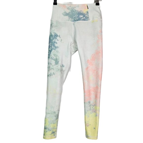 CALIA Essential No Seam Printed 7/8 Legging Tie Dye Lemon Ice - Picture 2 of 8